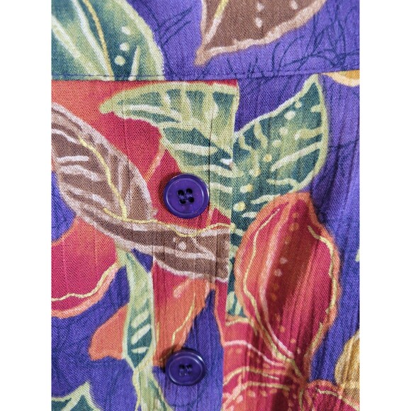 Alfred Dunner Vintage Floral Midi Skirt Size 10 Petite - Picture 3 of 6